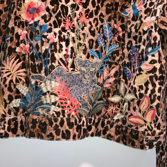 Johnny Was Animal Print Jacket - Picture 6 of 7